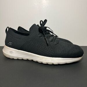Womens SKECHERS Go Walk Joy Fresh View Black Walking Shoes / Size 10